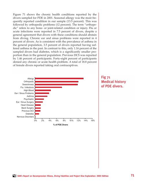 Report on Decompression Illness, Diving Fatalities - Divers Alert ...