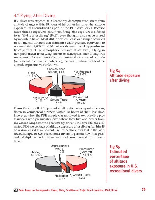 Report on Decompression Illness, Diving Fatalities - Divers Alert ...