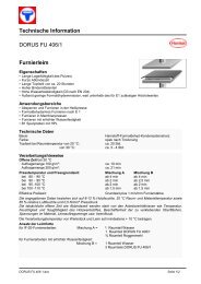 Technische Information DORUS FU 406/1 ... - Scheiber GmbH