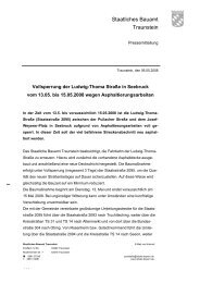 Vollsperrung der Ludwig-Thoma Straße in Seebruck - Staatliches ...