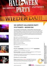 die grösste halloween-party stuttgarts - SI Centrum Stuttgart