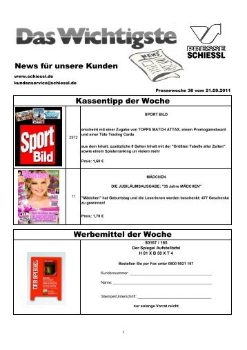 KW 39/11 - Presse Schiessl