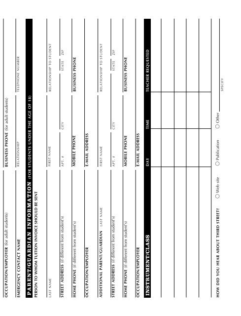 GUITAR INSTRUCTION - Third Street Music School Settlement