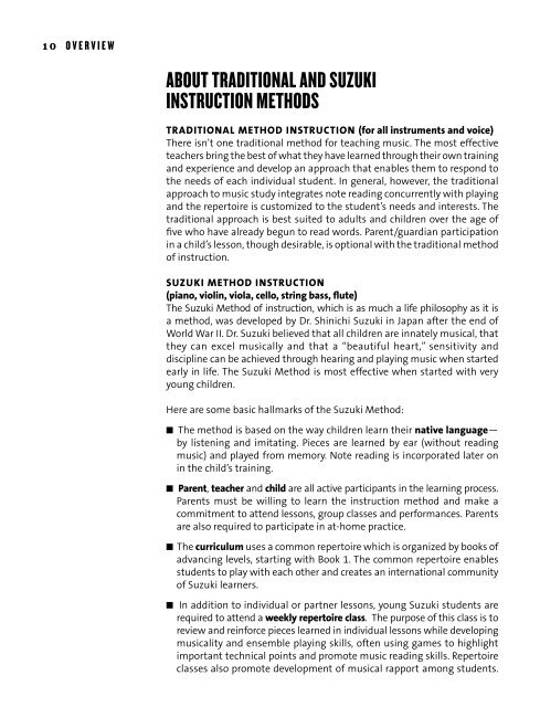 GUITAR INSTRUCTION - Third Street Music School Settlement