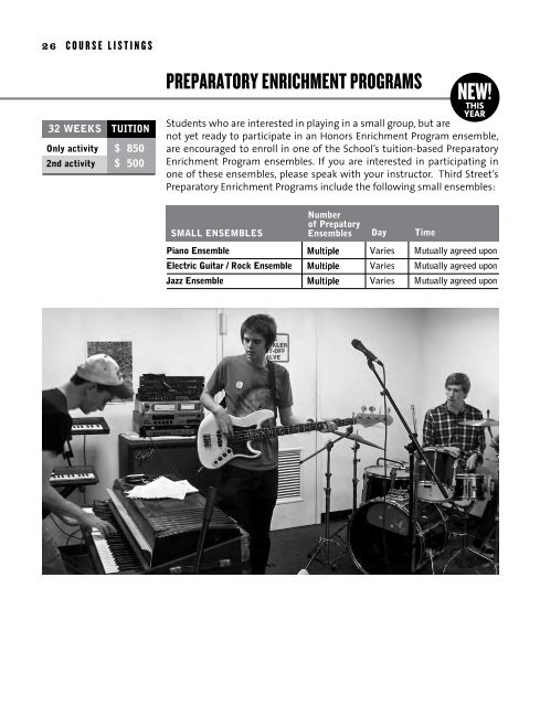 GUITAR INSTRUCTION - Third Street Music School Settlement