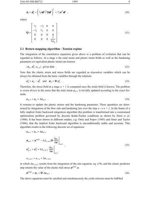 an orthotropic continuum model for the analysis of masonry structures