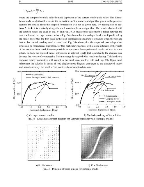 an orthotropic continuum model for the analysis of masonry structures