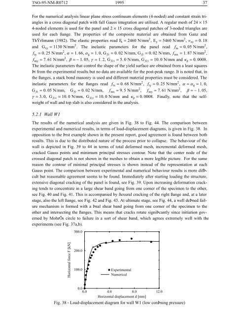 an orthotropic continuum model for the analysis of masonry structures