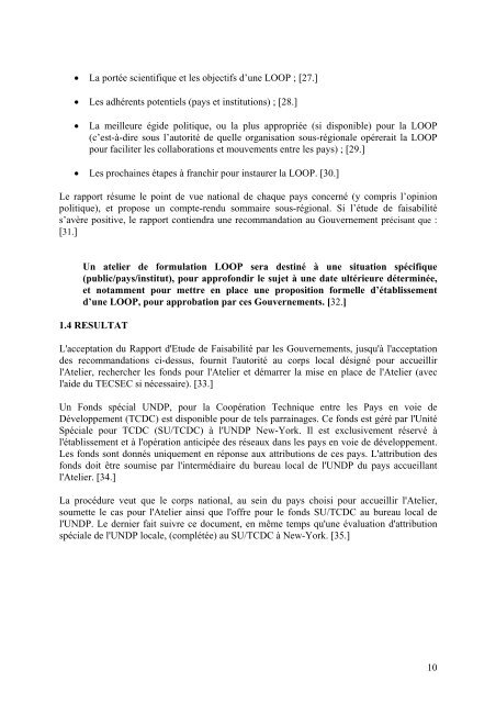 Etapes et Directives pour la mise en place d'une LOOP de BioNET ...