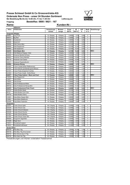 KW 11/12 - Presse Schiessl