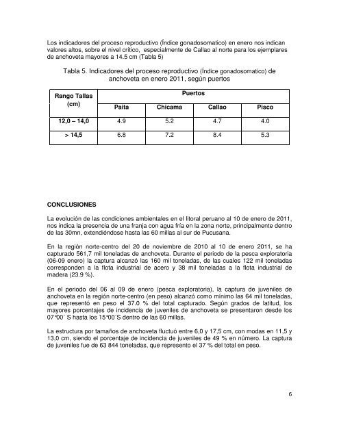 Inf. Segunda Temporada Pesca y Avance Proceso ... - Imarpe