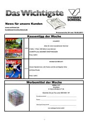 Bestellfax - Presse Schiessl