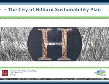 The City of Hilliard Sustainability Plan