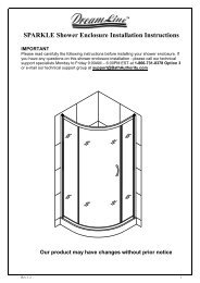 SPARKLE Shower Enclosure Installation Instructions - Overstock.com