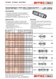 Rückschlagklappen – Check valves – Clapets anti-retour