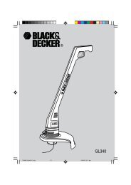 User manual Black & Decker GR3000 (English - 20 pages)