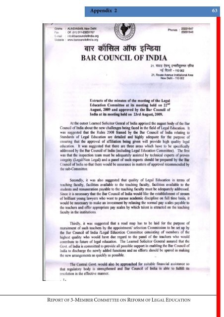 FINALREPORT - The Bar Council of India