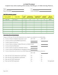 AA Hold Worksheet Complete form while watching ... - Chemistry