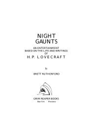 NIGHT GAUNTS - The Poet's Press