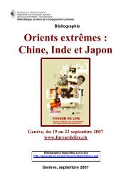 Orients extrÃªmes : Chine, Inde et Japon