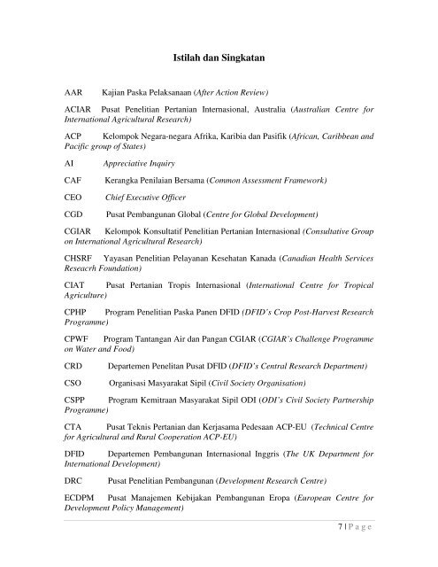 Pemantauan dan Evaluasi Penelitian Kebijakan - SMERU Research ...