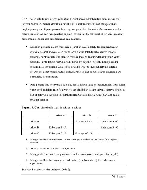 Pemantauan dan Evaluasi Penelitian Kebijakan - SMERU Research ...