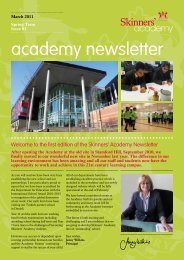 Newsletter 1 - Skinners' Academy