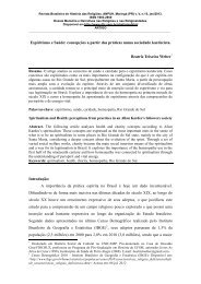 concepções a partir das práticas numa sociedade kardecista - UEM