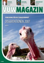 Dissertationen 2007 - VET-MAGAZIN.com