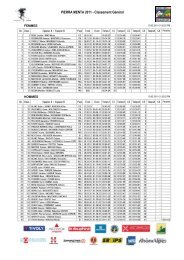 PIERRA MENTA 2011 - Classement GÃ©nÃ©ral - Sportdimontagna.com