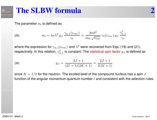 Definition of cross sections 1 - Moodle