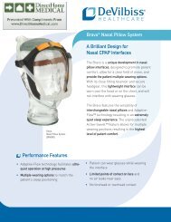 Bravo CPAP Mask - Product Brochure (PDF) - Direct Home Medical