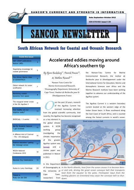 SANCOR Newsletter -200 - Sancor home page - National Research ...