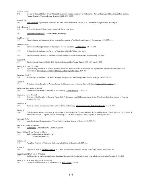 A Bibliography Related to Crime Scene Interpretation with ...