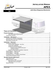 Apex Installation Manual - Carefree of Colorado