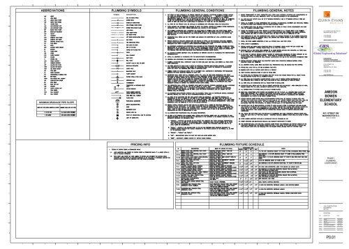 plumbing drawings - Broughton Construction Company