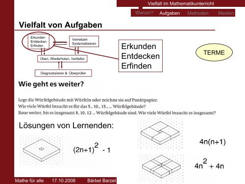 Vielfalt im Mathematikunterricht