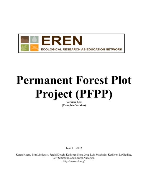 Permanent Forest Plot Project (PFPP) - EREN