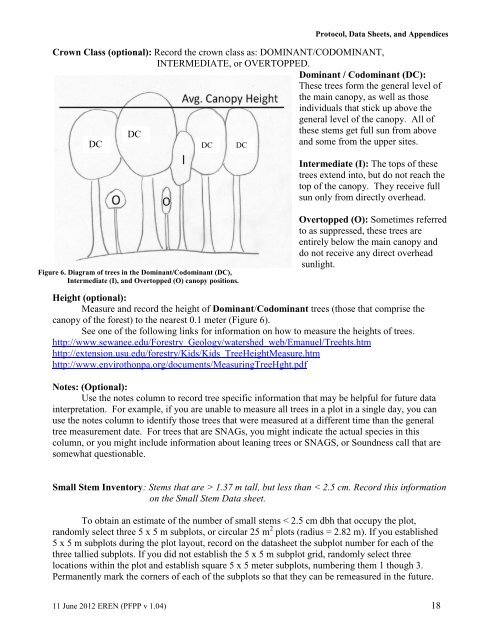 Permanent Forest Plot Project (PFPP) - EREN