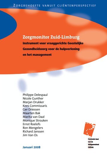 Inleiding Zorgmonitor Zuid-Limburg - Maastricht University