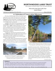 Conserving the Eagle River - A Continuing Story... - Northwoods ...