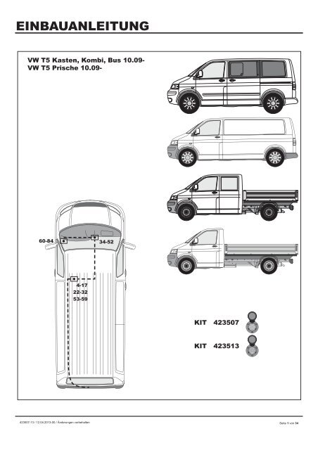 Volkswagen Anhängerkupplung und Elektrosätze
