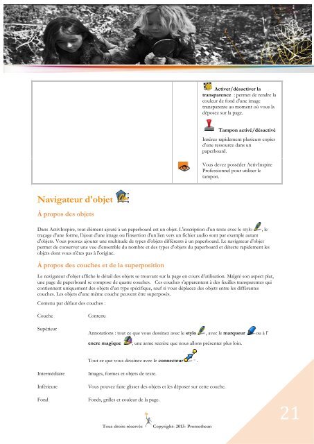 Manuel de formation ActivInspire Primary - Promethean Planet