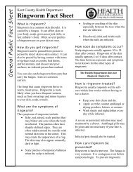 Ringworm Fact Sheet – AccessKent - Kent County, Michigan