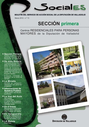 Revista Sociales - Marzo 2012 - NÂº 13 - DiputaciÃ³n de Valladolid