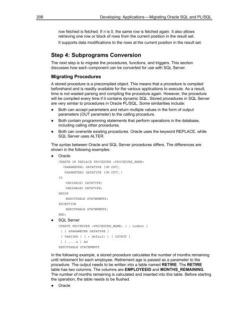 Solution Guide for Migrating Oracle on UNIX to SQL Server - Willy .Net