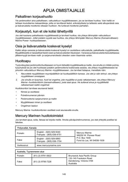 SmartCraft-monitori 5.0v - Brunswick Marine in EMEA Download ...