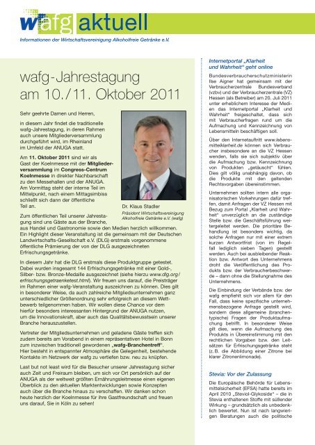 wafg-aktuell 09/2011
