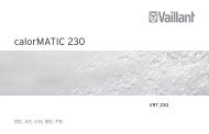 calorMATIC 230 - Vaillant