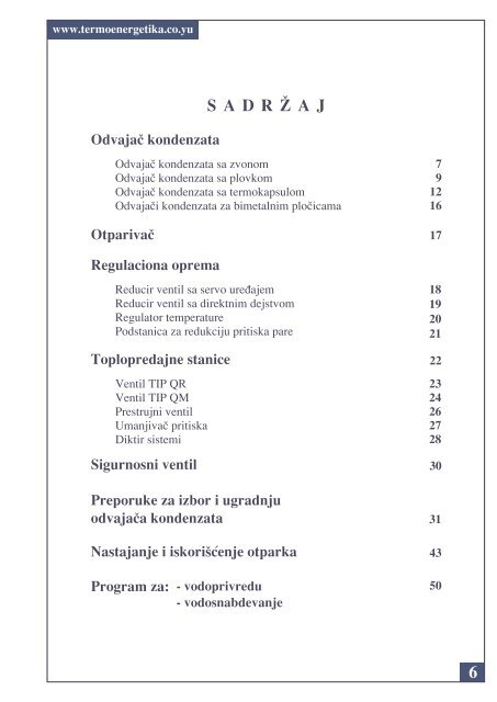 Termoenergetika - katalog 1 - TDM